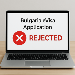 Bulgaria Evisa Application Rejected