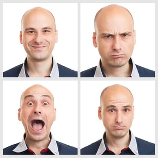 Young Man Face Expressions Composite Young Man Face Expressions Composite