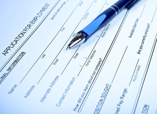 Application For Employment Toned In Blue Application For Employment Toned In Blue