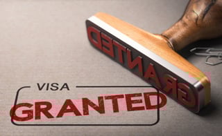 Granted Printed On A Rectangular Box With The Word Visa Immigration Granted Printed On A Rectangular Box With The Word Visa Immigration