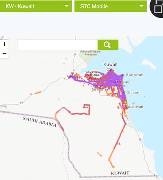 STC-Network-Coverages-kuwait STC-Network-Coverages-kuwait