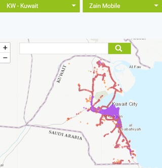 Zain-Network-Coverage-kuwait Zain-Network-Coverage-kuwait