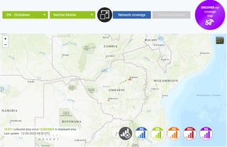 NetOne Network Coverage in Zimbabwe NetOne Network Coverage in Zimbabwe