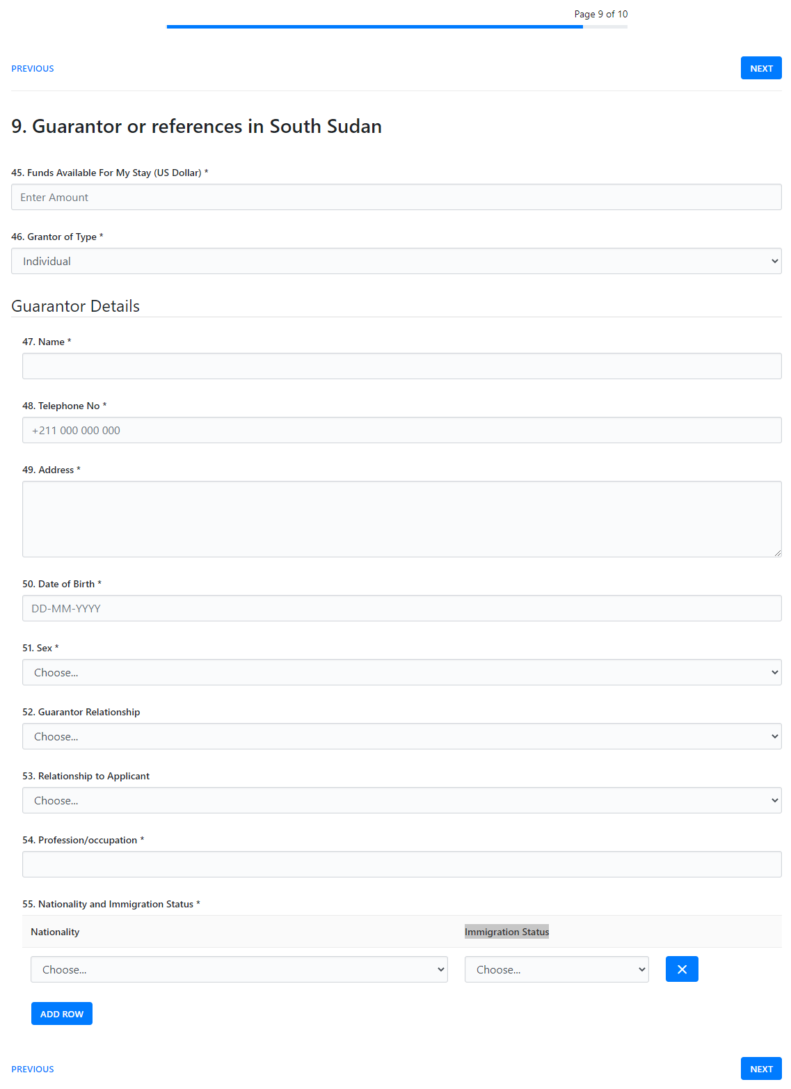 Guarantor or references in South Sudan Guarantor or references in South Sudan