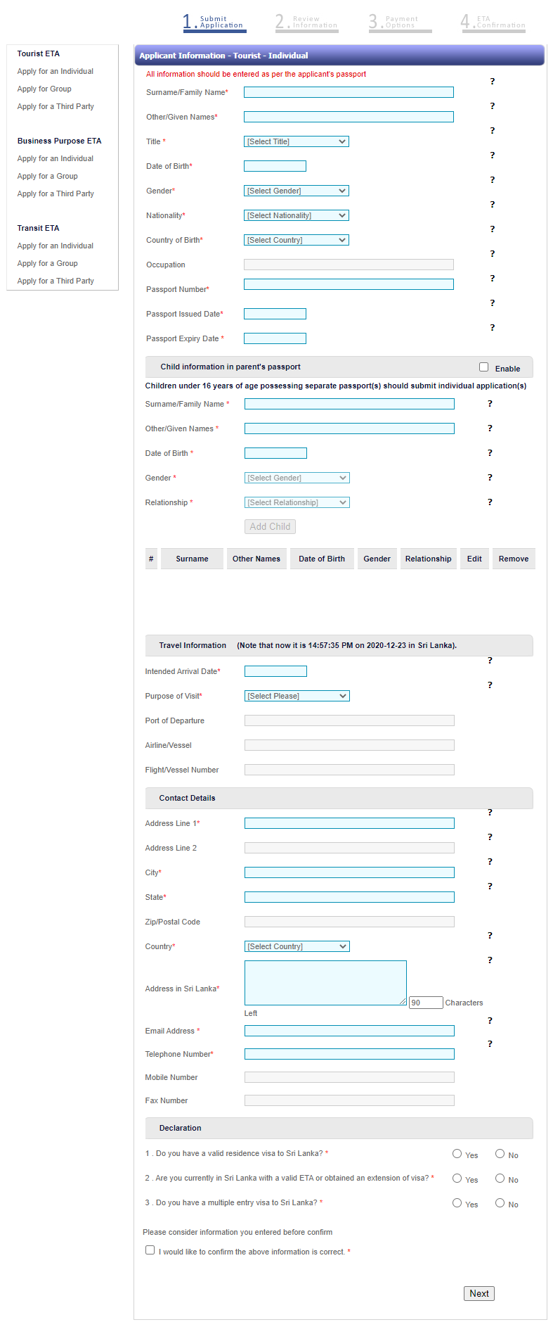 Submit Application