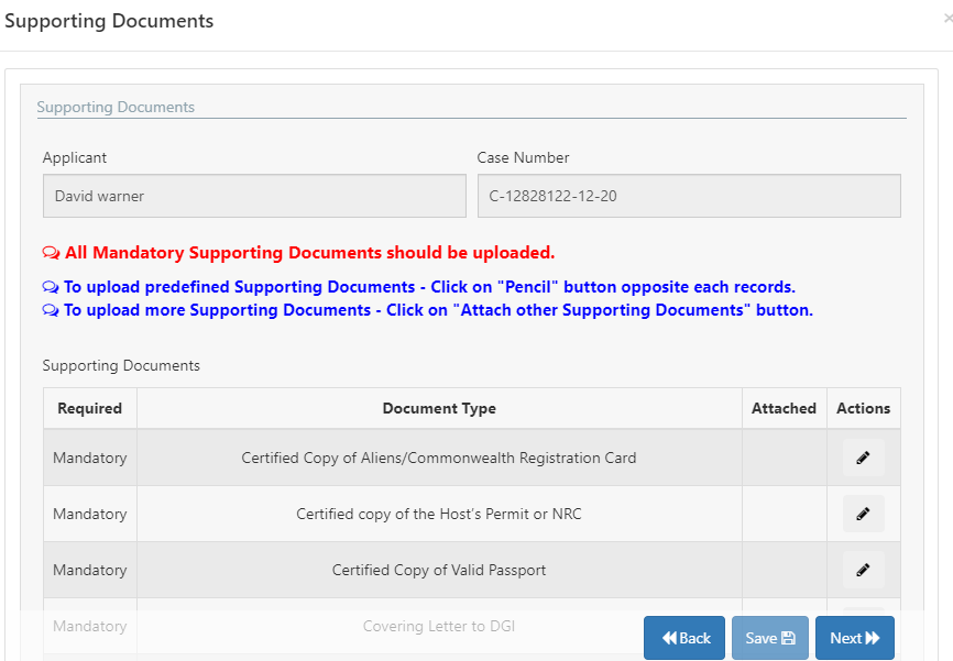 Supporting Documents