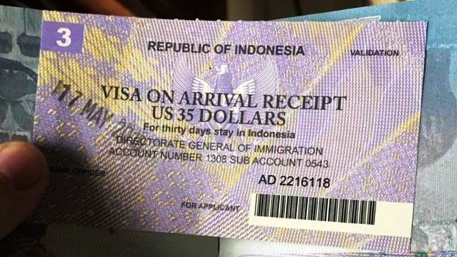 Bali Visa Fee for Australians