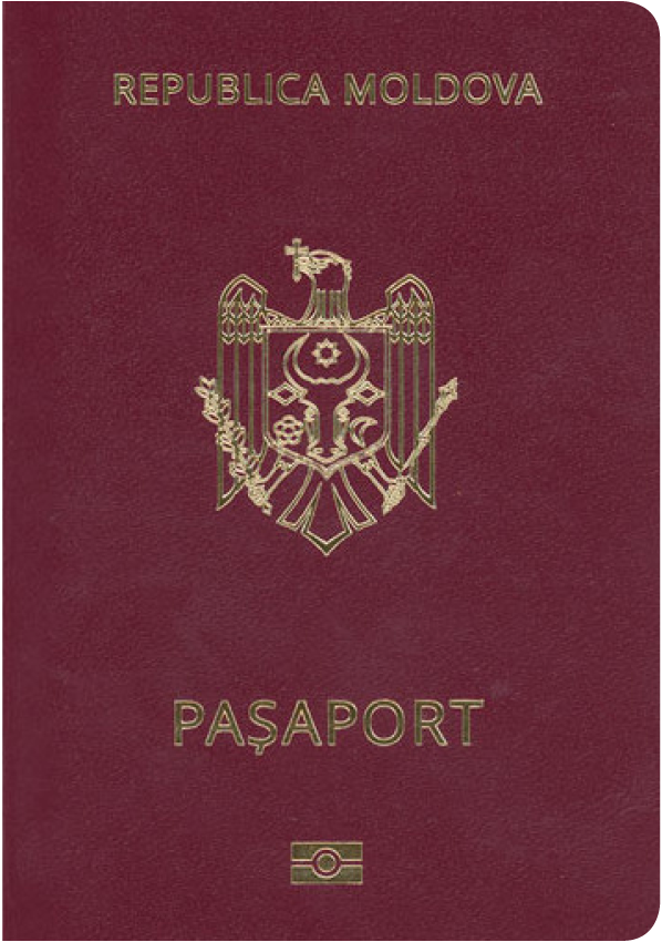 A regular or ordinary Moldovan passport - Front side A regular or ordinary Moldovan passport - Front side