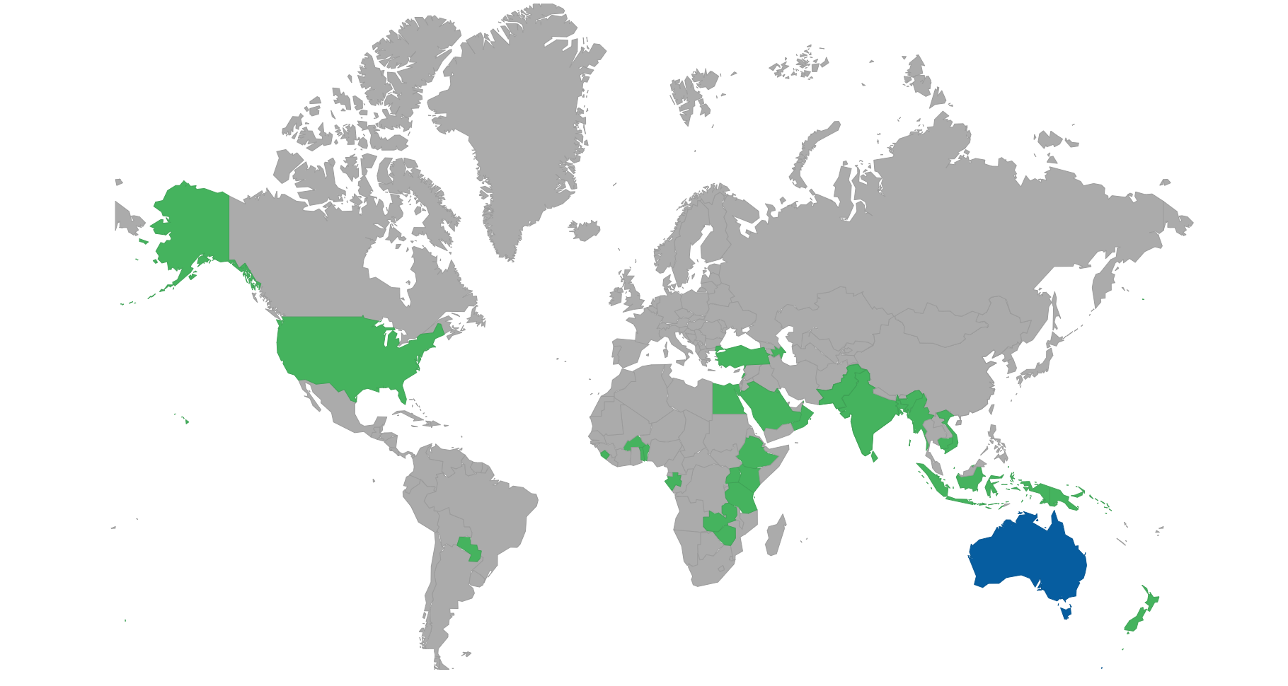Countries can visit with e-visa or eTA
