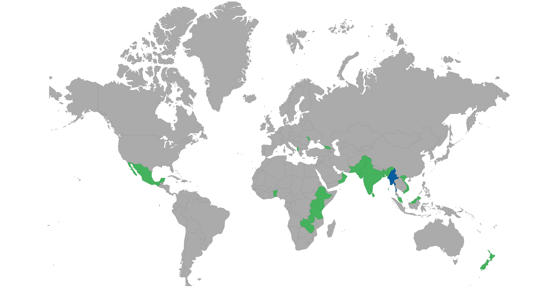 Countries can visit with e-visa or eTA