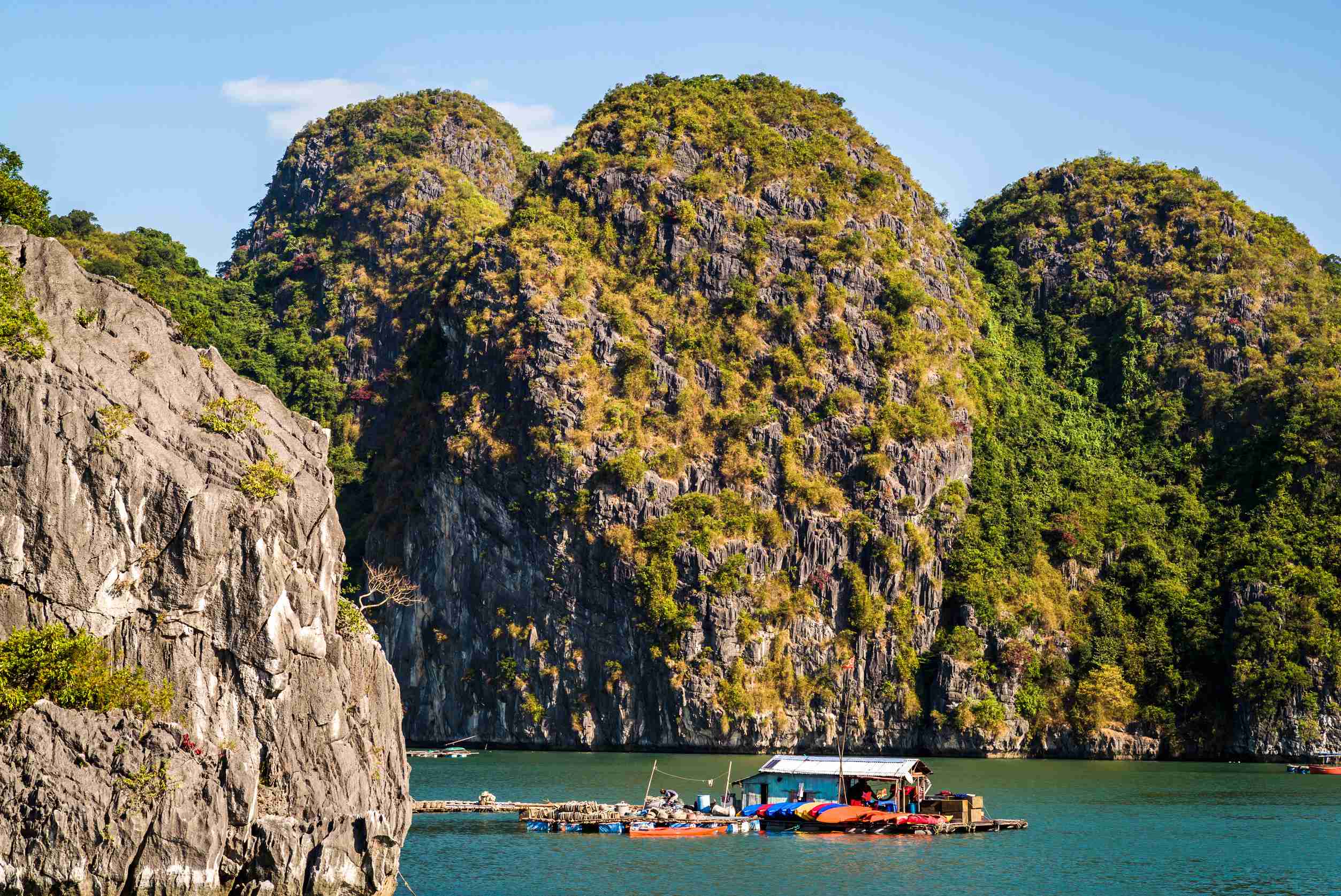 The wonderful Halong Bay in Vietnam The wonderful Halong Bay in Vietnam